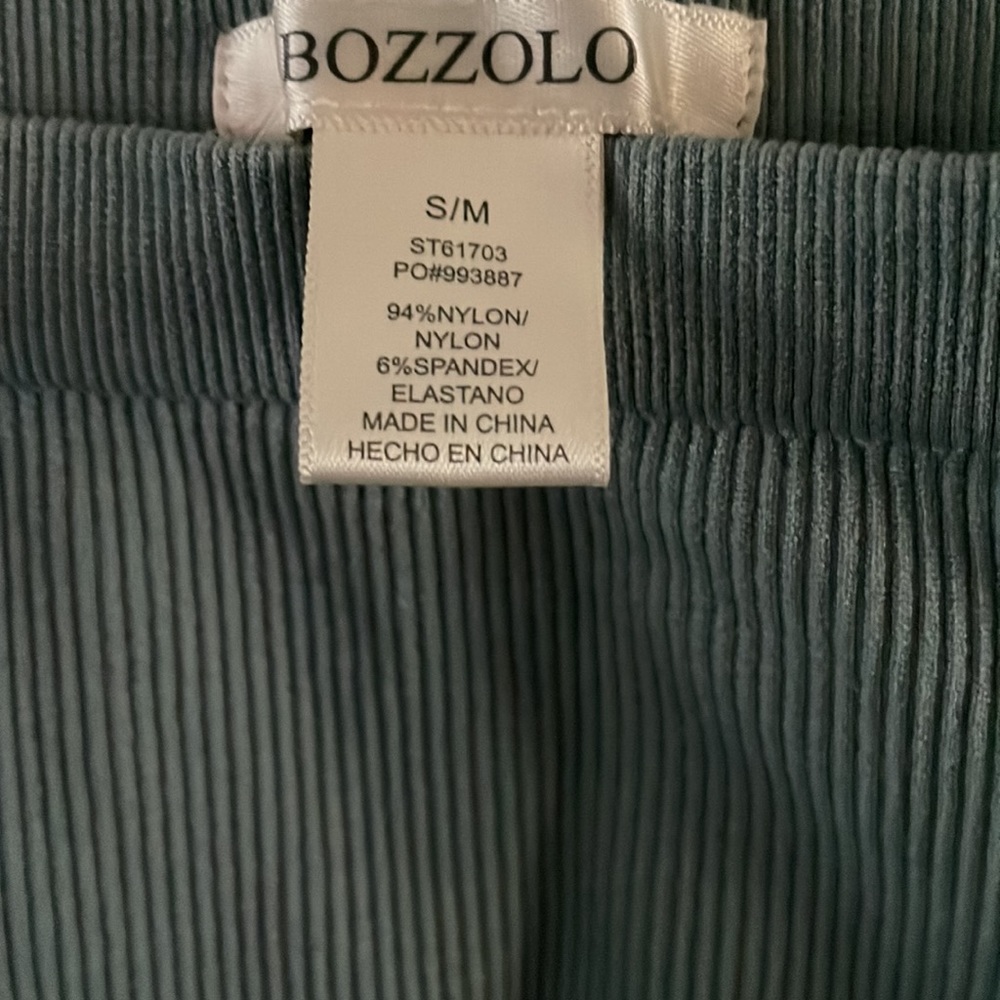 Bozzolo Ribbed Cami/Crop - Picture 3 of 3
